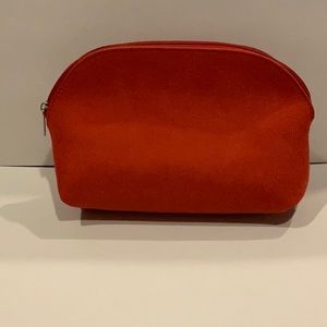 Macy’s red make up bag